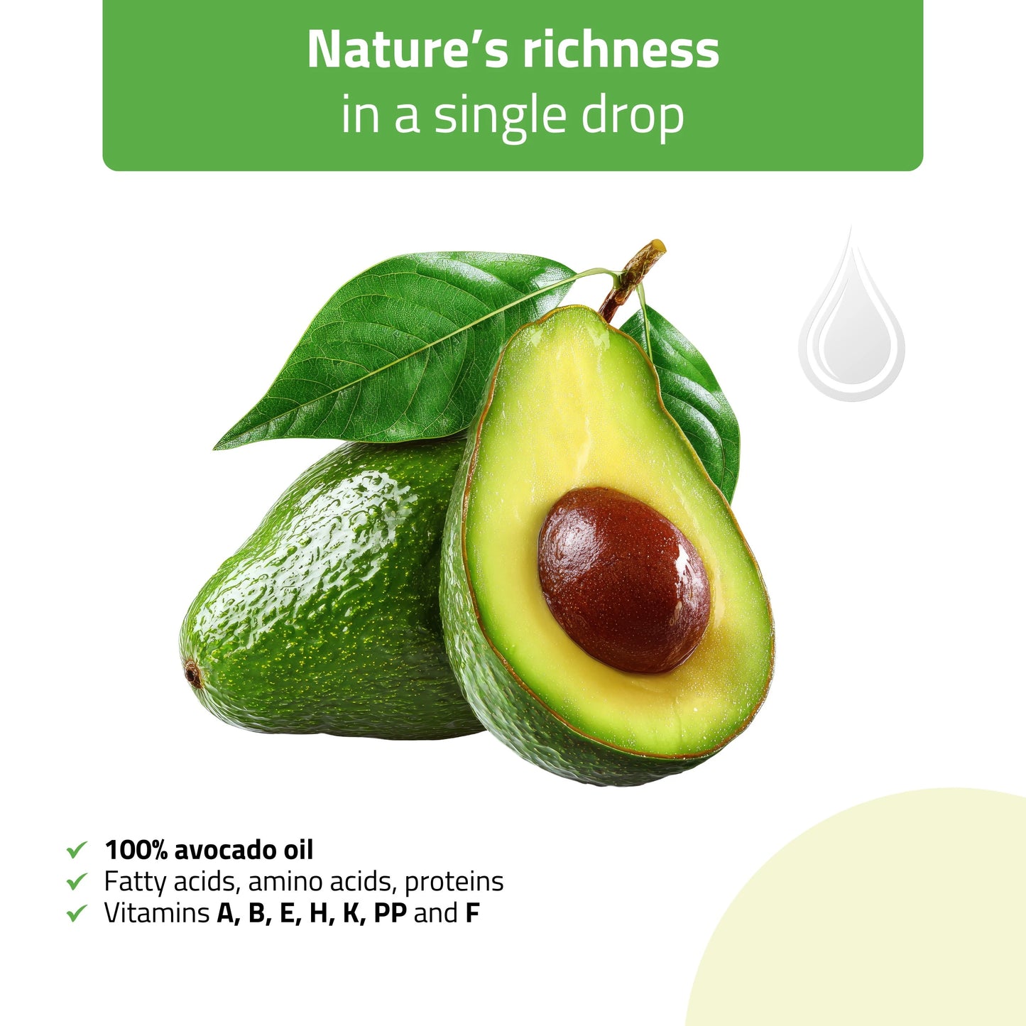 Массажное масло HABYS Nature Rich Авокадо, 100 мл