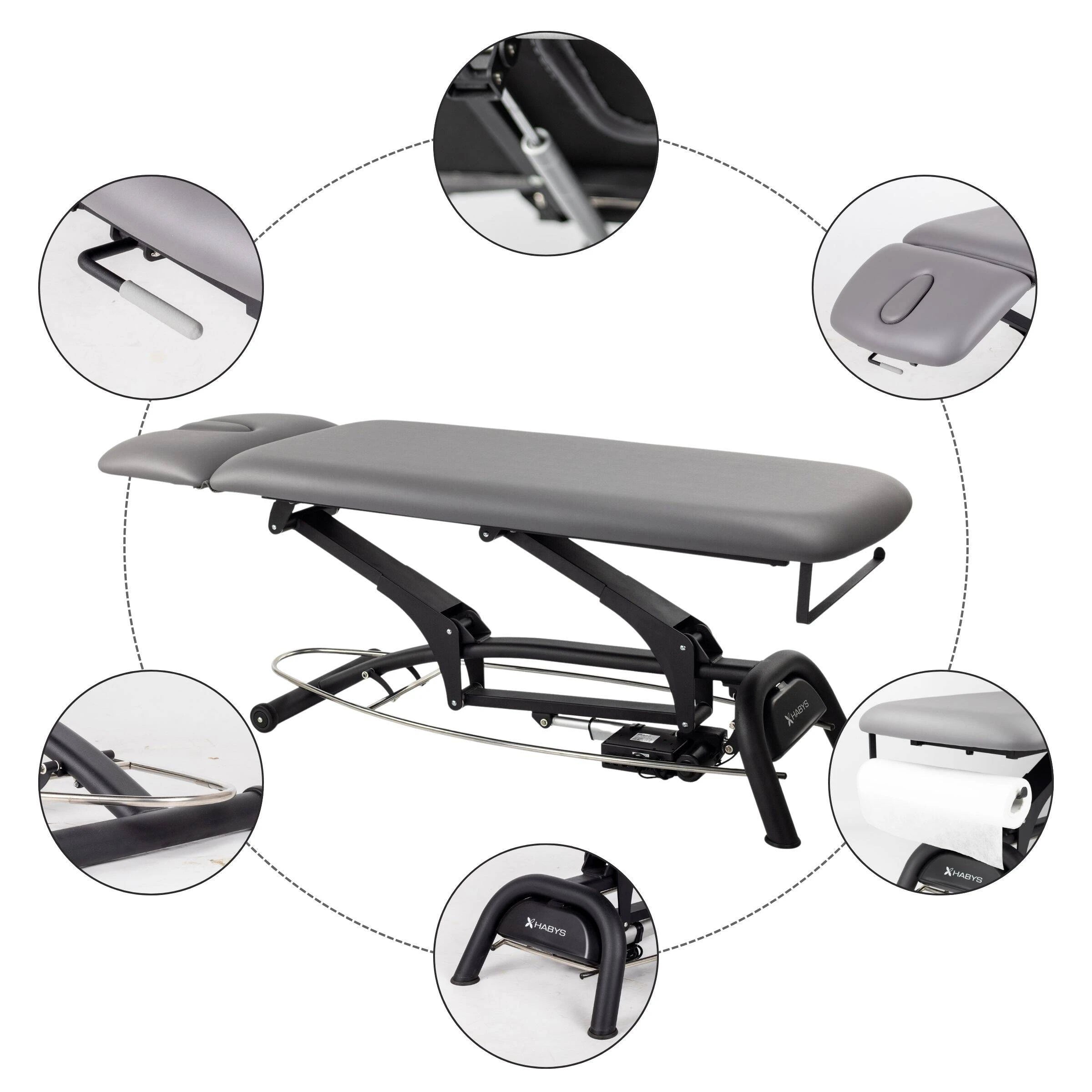Agila 2 Elektrische Therapieliege Soft Touch K622, Grau