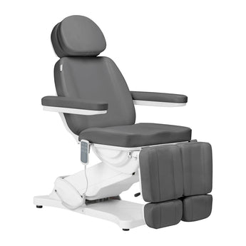 Pedikīra krēsls SILLON CLASSIC PEDI, 3 motori, pelēks