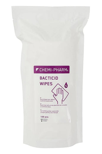 Wipes for quick surface disinfection – BACTICID WIPES  (for jar N150) – 100 pcs