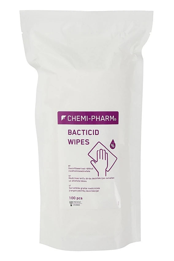 Wipes for quick surface disinfection – BACTICID WIPES  (for jar N150) – 100 pcs