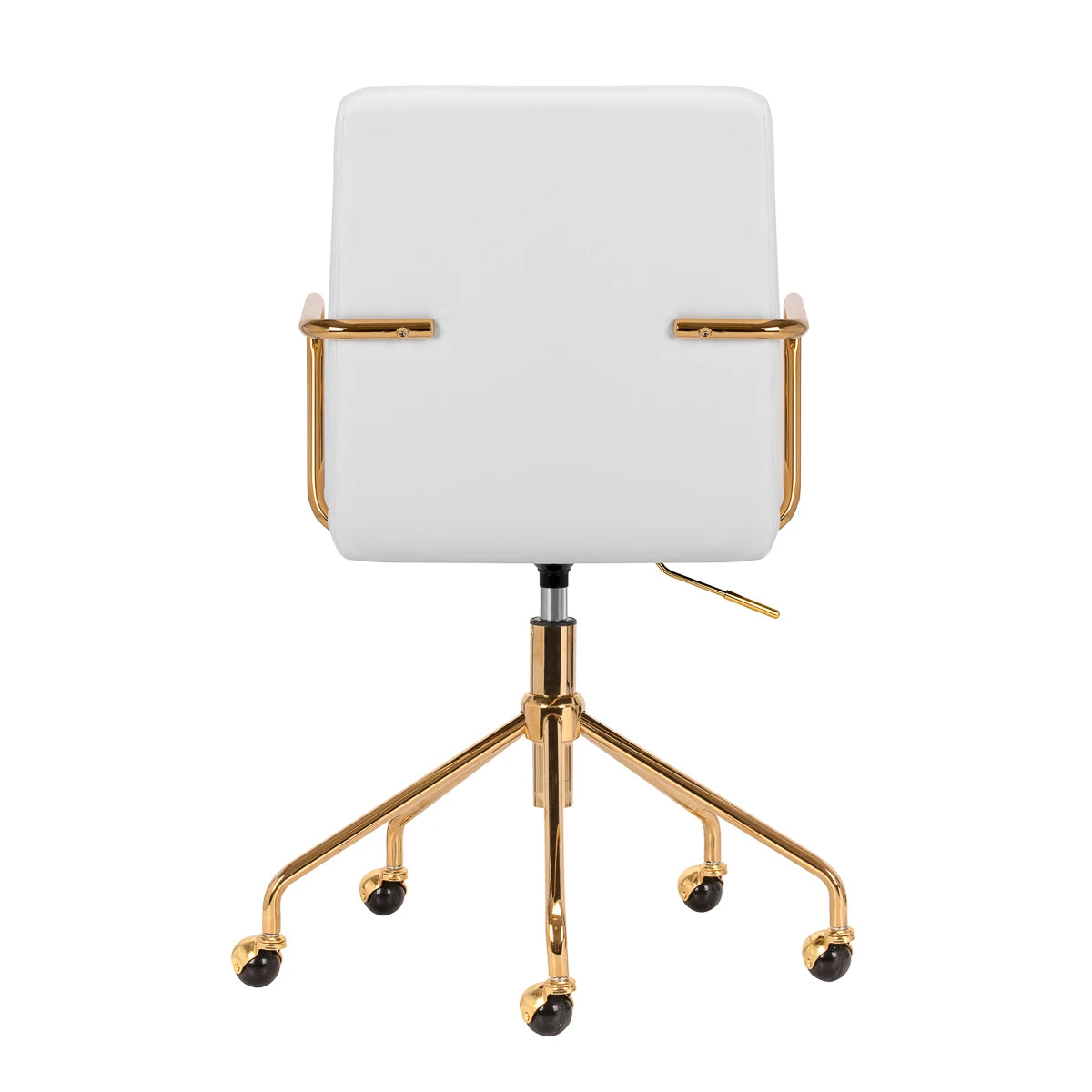 Cosmetic chair QS-OF211G gold light grey