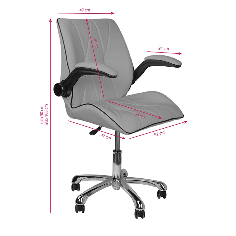 Cosmetic chair, 239B, grey