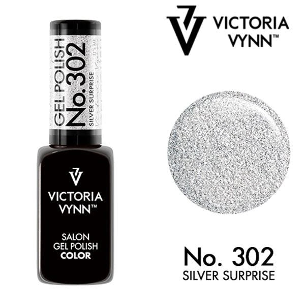 Victoria Vynn Geellakk 302 Silver Surprise GP, 8ml (In Space)