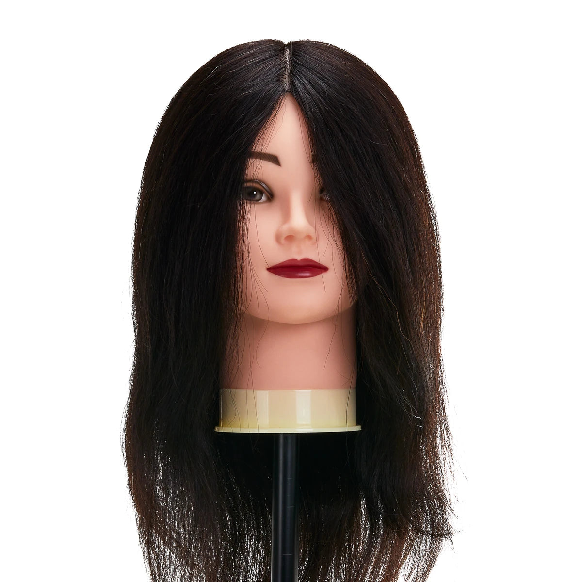 Head for hairdressers training Gabbiano WZ1 natural cheveux, color 1H, length 16"