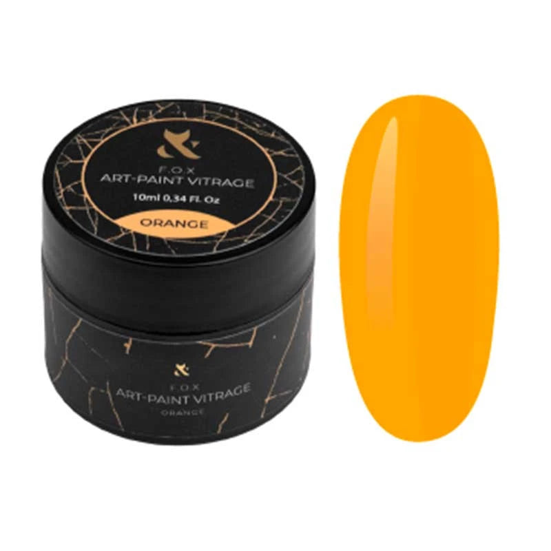 Gel Paint Vitrage Orange, 10 ml