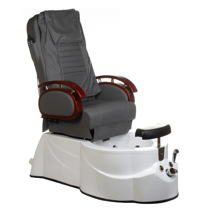 Pedikīra krēsls ar masāžu BR-3820D, pelēks
