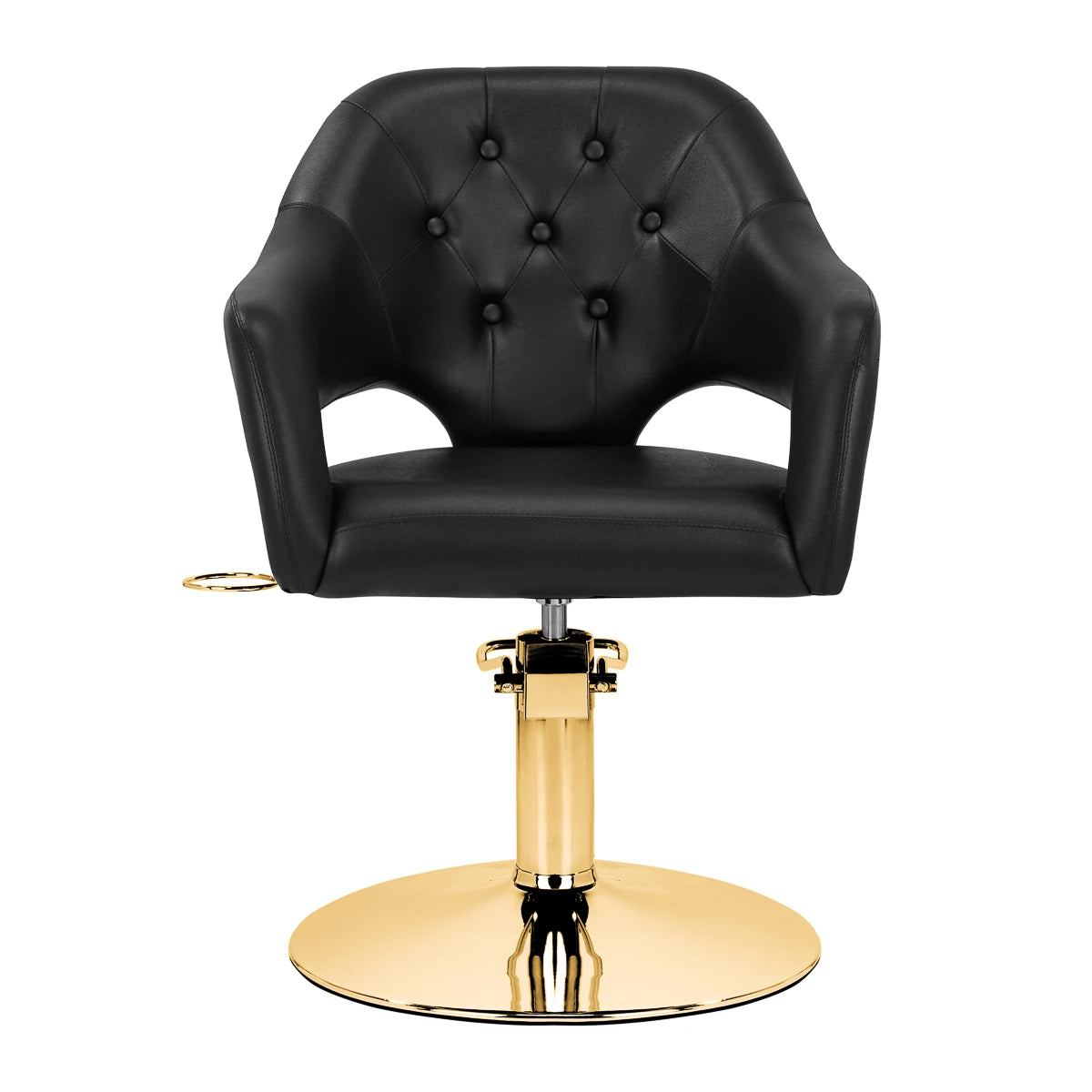 Gabbiano Friseurstuhl Parma, Gold-Schwarz