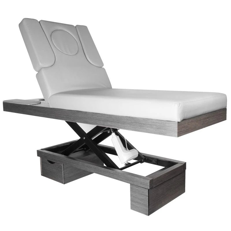 AZZURRO SPA-Kosmetikliege 815B beheizt, hellgrau