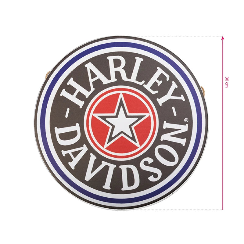 Harley HD002 rond decorative plaque