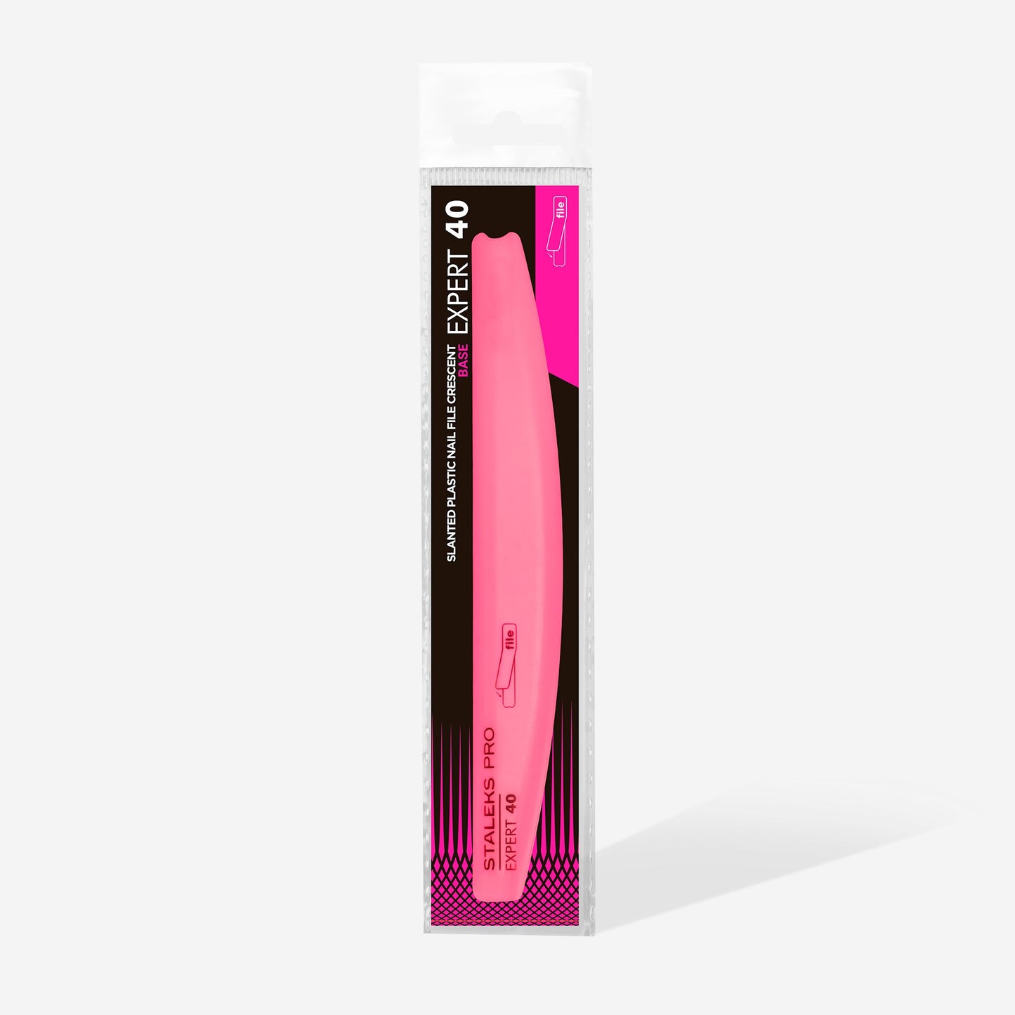 STALEKS EXPERT 40 Kunststoffunterseite mit Fase für Nagelfeile