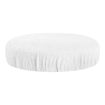 Terry cover for stool white