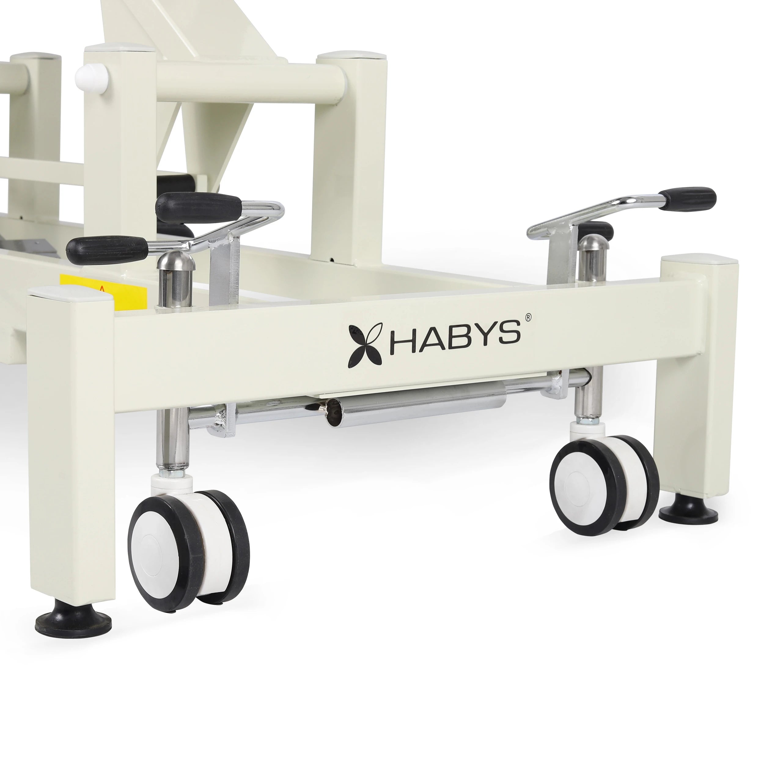Ultima H3 Elektrische Therapieliege, hydraulische Verstellung, Rollen, PVC grau