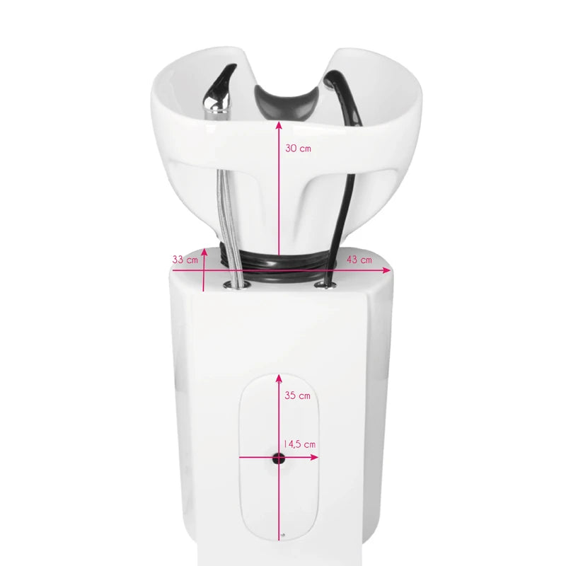 Hairdressing backwash Gabbiano Hamburg black