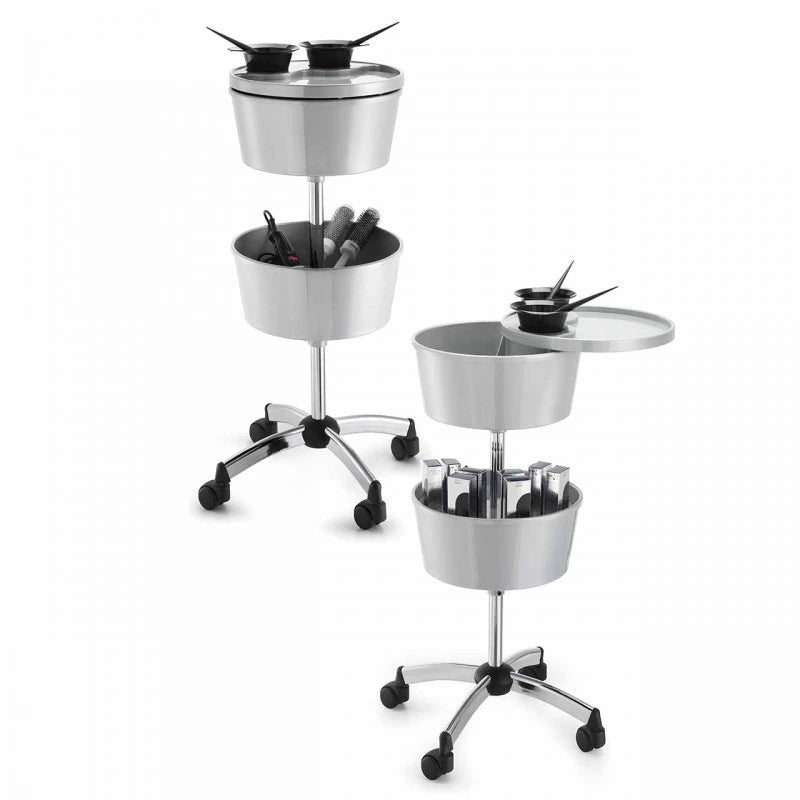 Hairdressing trolley Color Cup Double