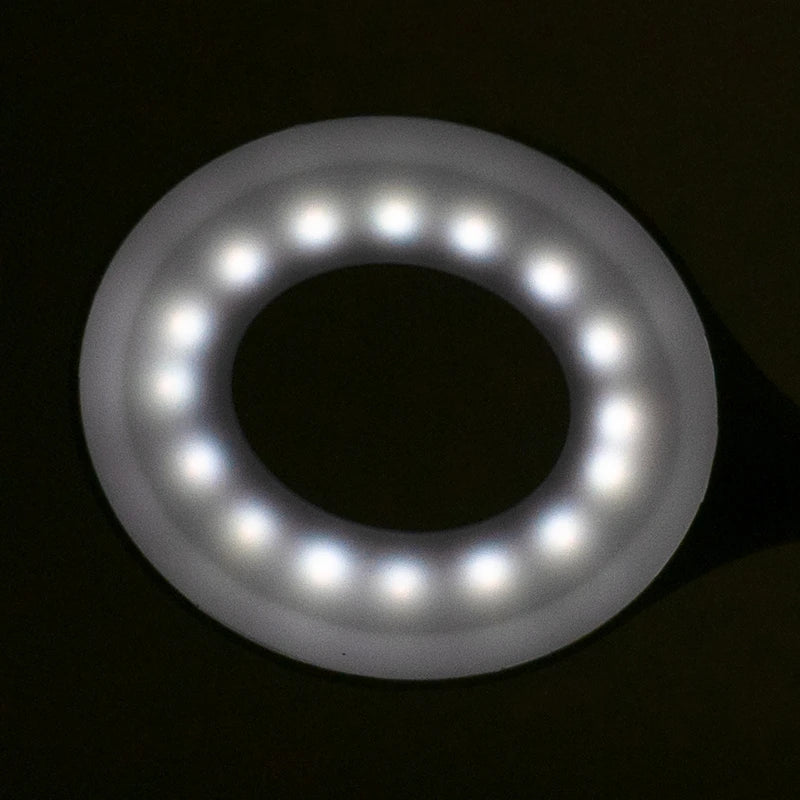 LED žiedinė lempa SNAKE, balta