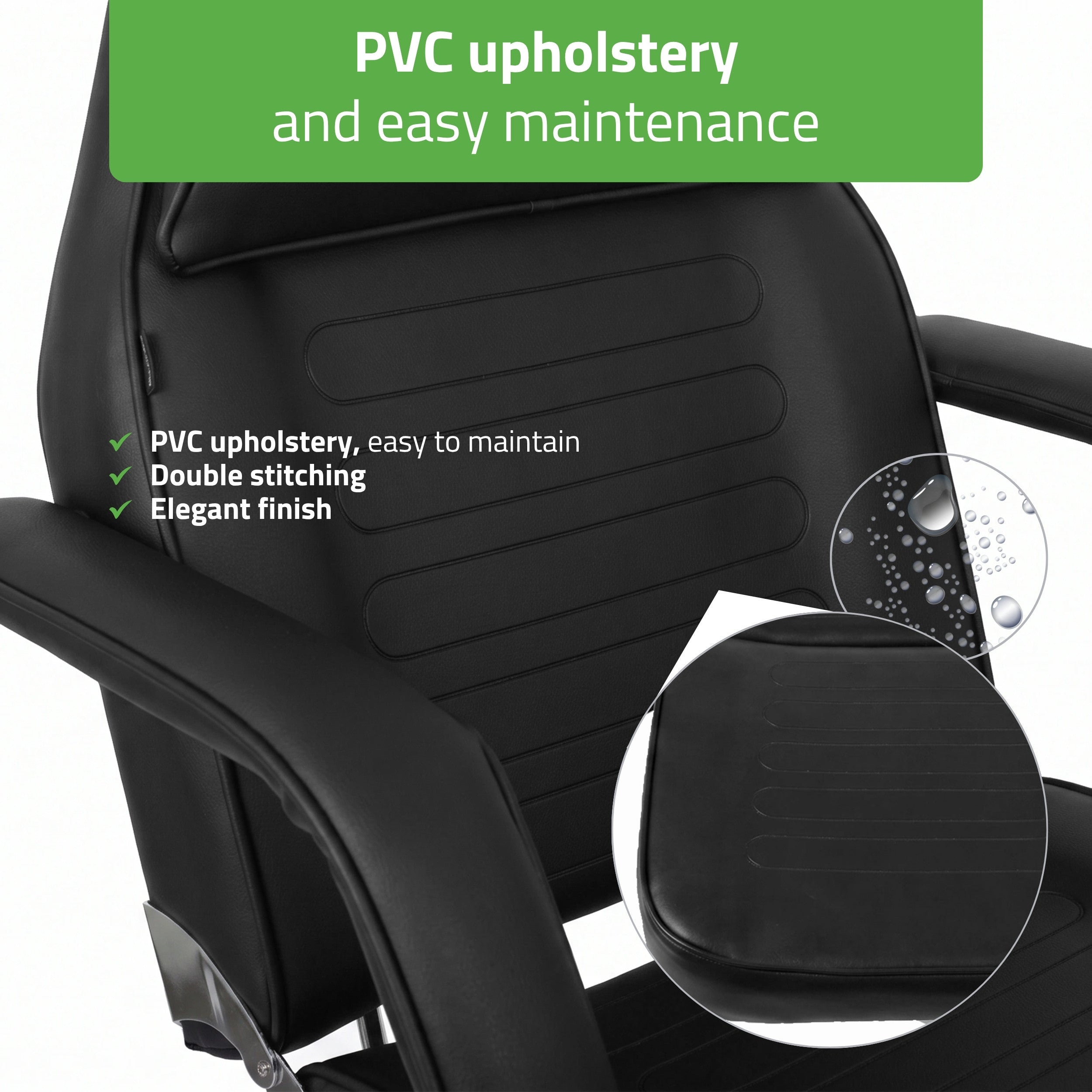 Alora Black Hydraulic Beauty Chair | Habys