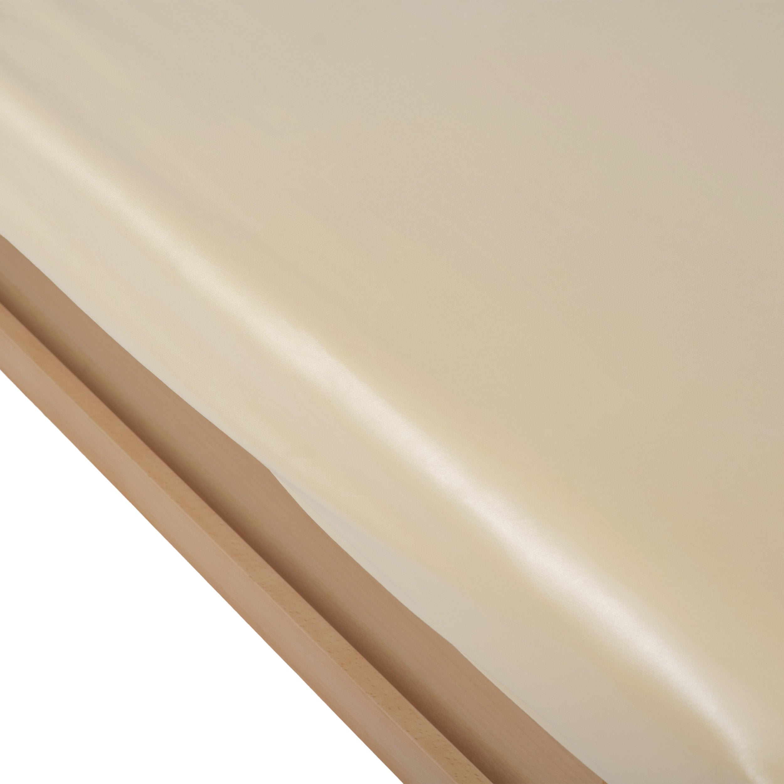 Beige Oil-Resistant Cover Set for Table and Headrest