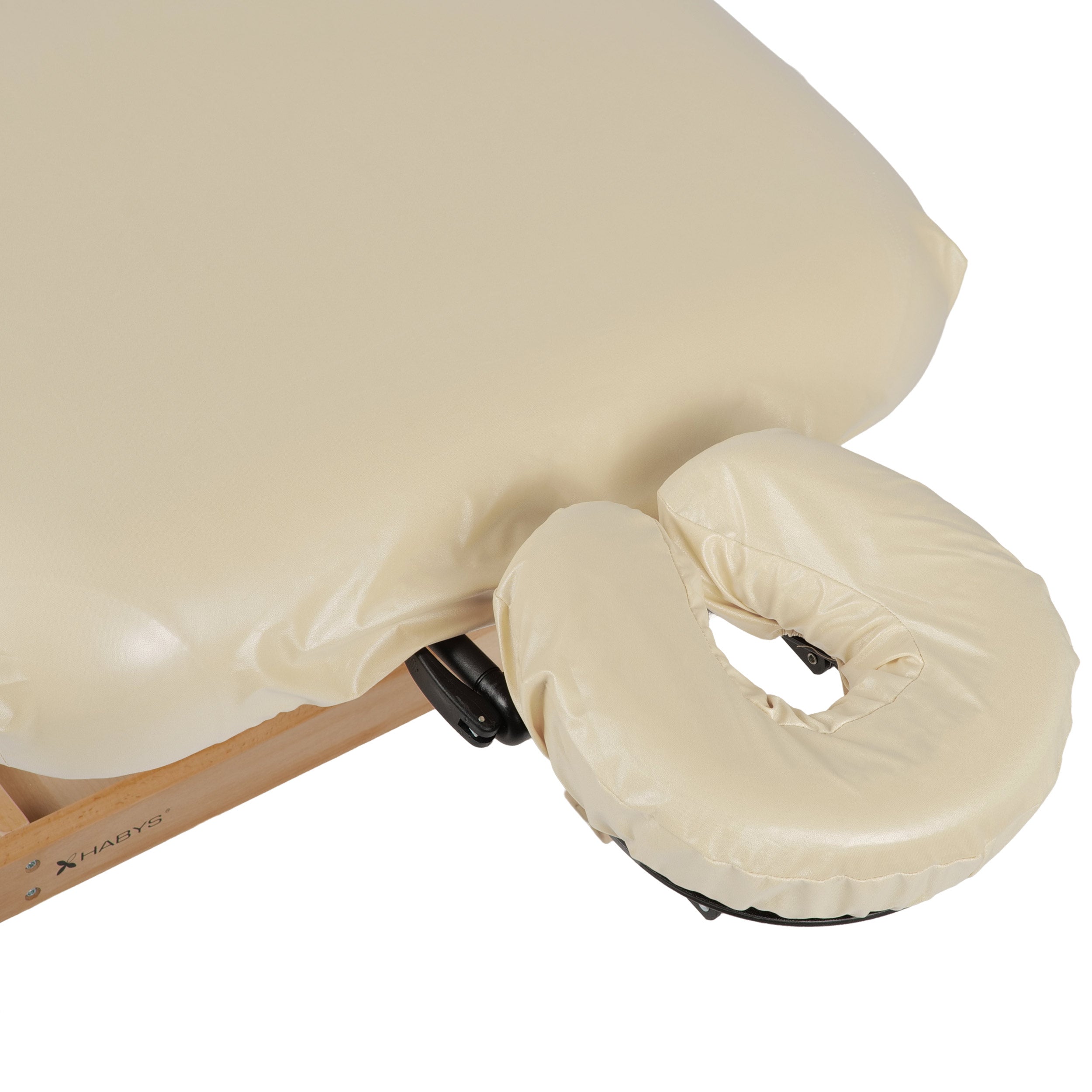 Beige Oil-Resistant Cover Set for Table and Headrest