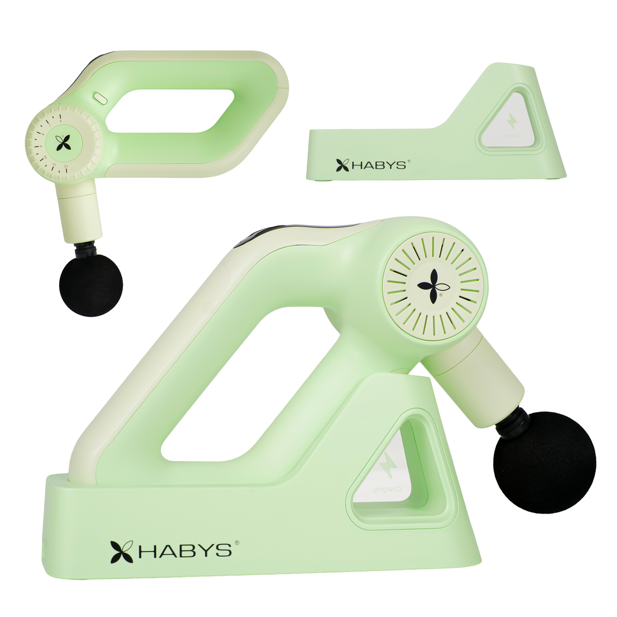 Charging base for the Pro Therapy Go Green massager