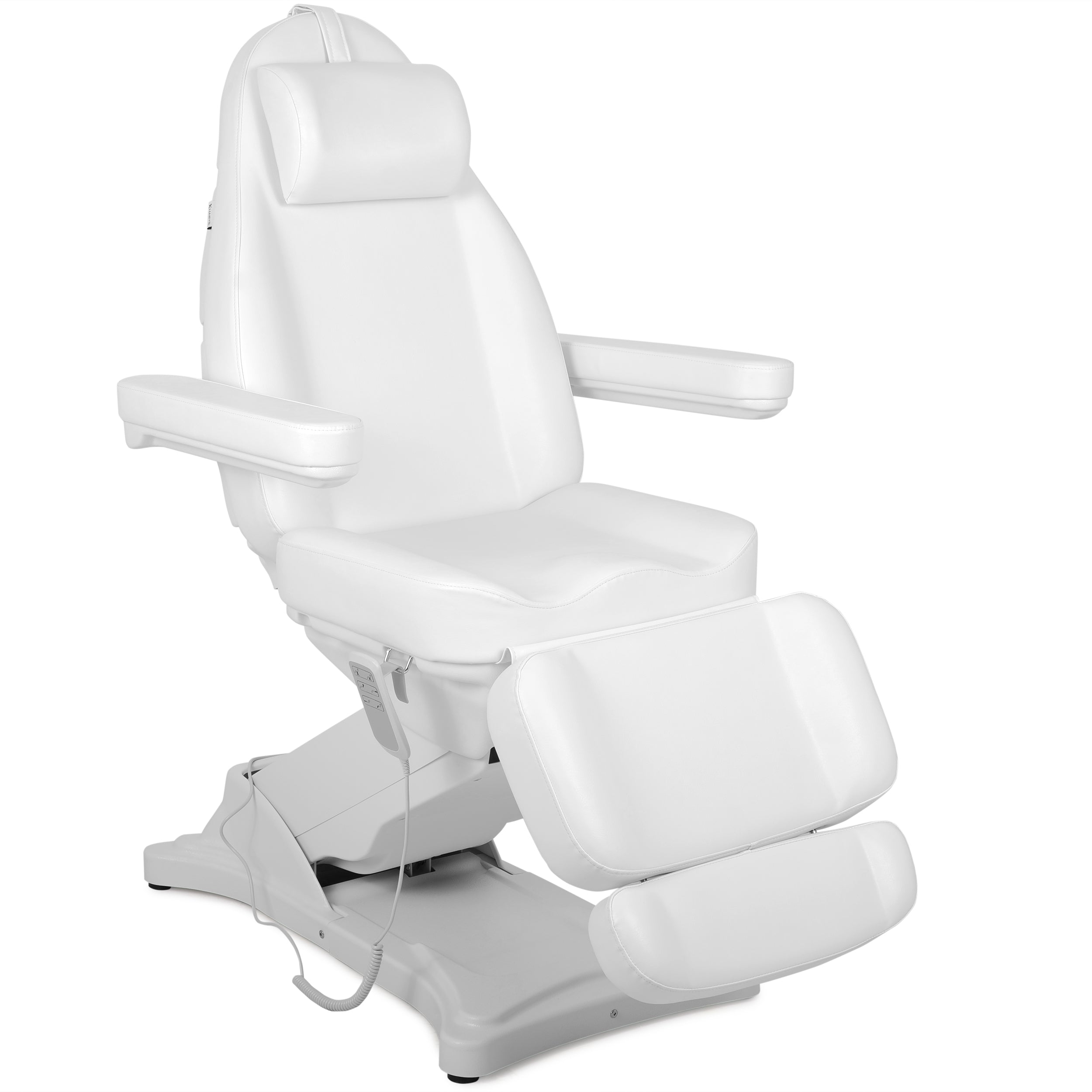 Cosmetic treatment chair, electric Elara PRO 4, white