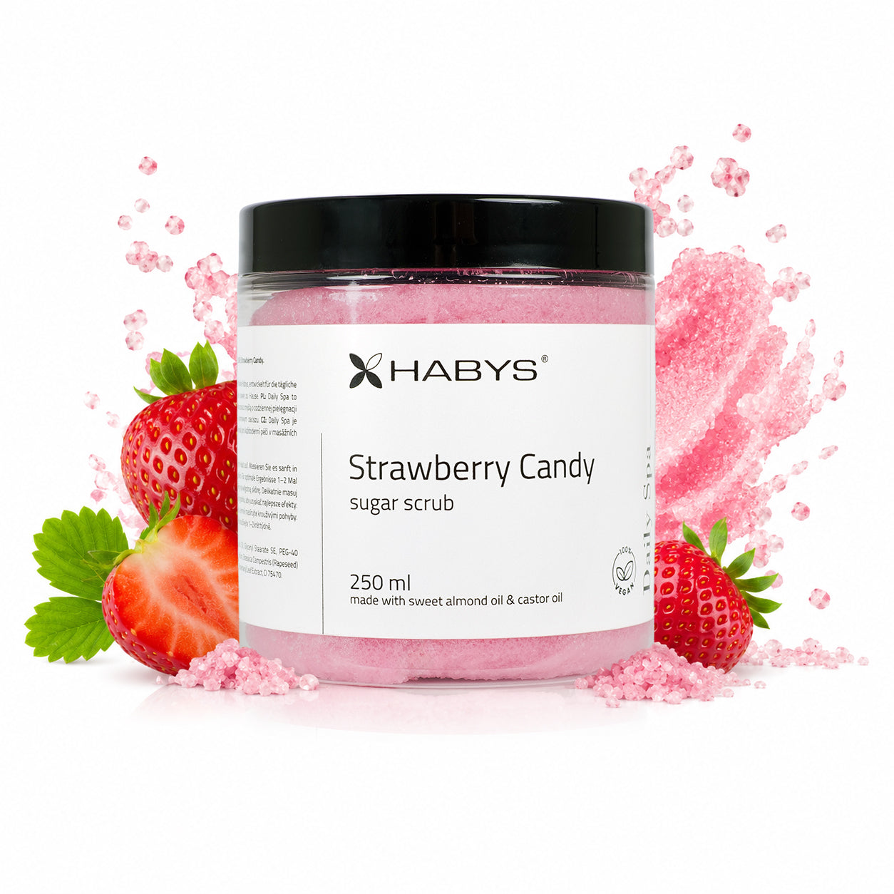 Daily Spa Strawberry Candy Sugar Scrub HABYS 250 ml