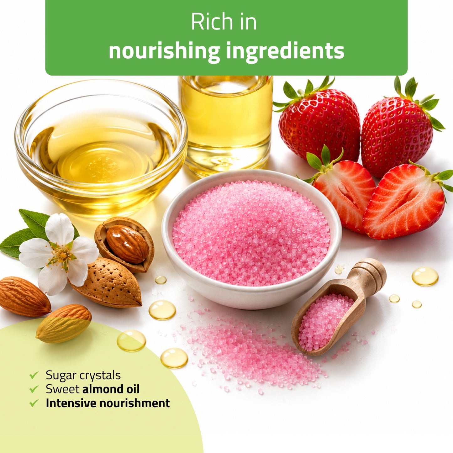 Daily Spa Strawberry Candy Sugar Scrub HABYS 250 ml