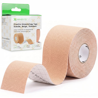 Elastic Kinesiology Tape 5cmx5m Beige Standard | Habys