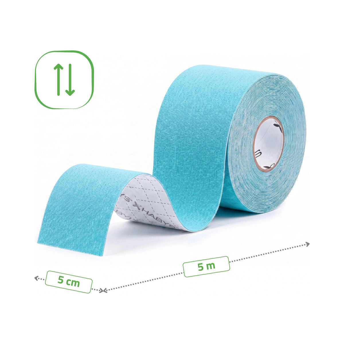 Elastic Kinesiology Tape 5cmx5m Blue Standard | Habys
