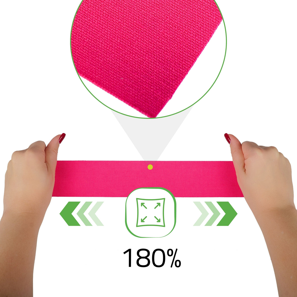 Elastic Kinesiology Tape 5cmx5m Pink Standard | Habys