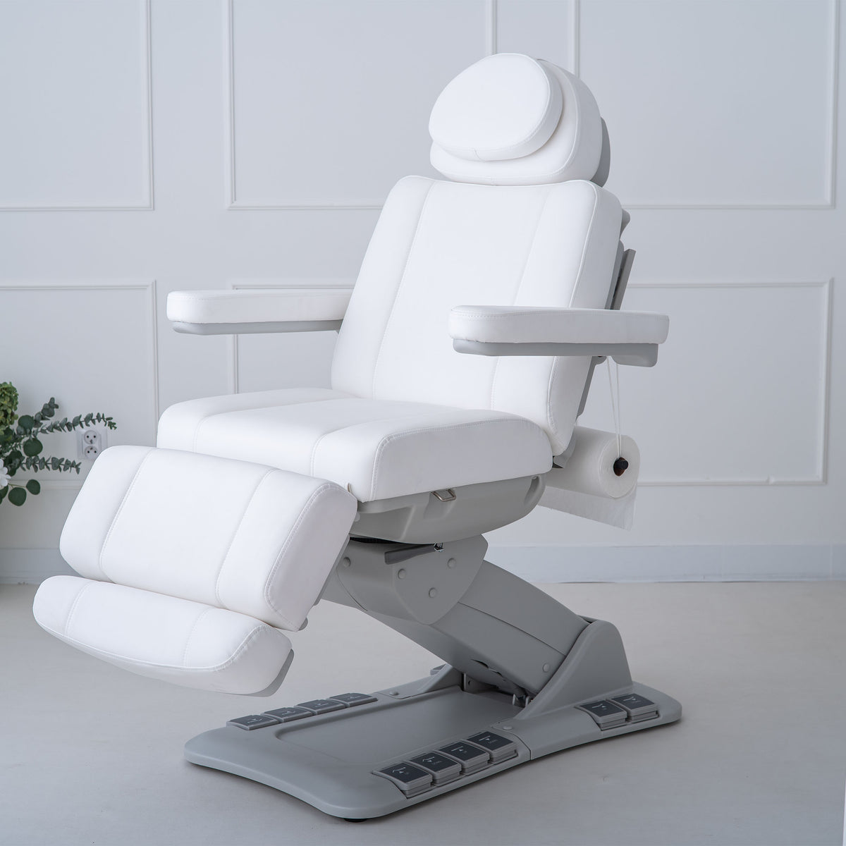 Chaise cosmétique électrique Evia Balance blanche