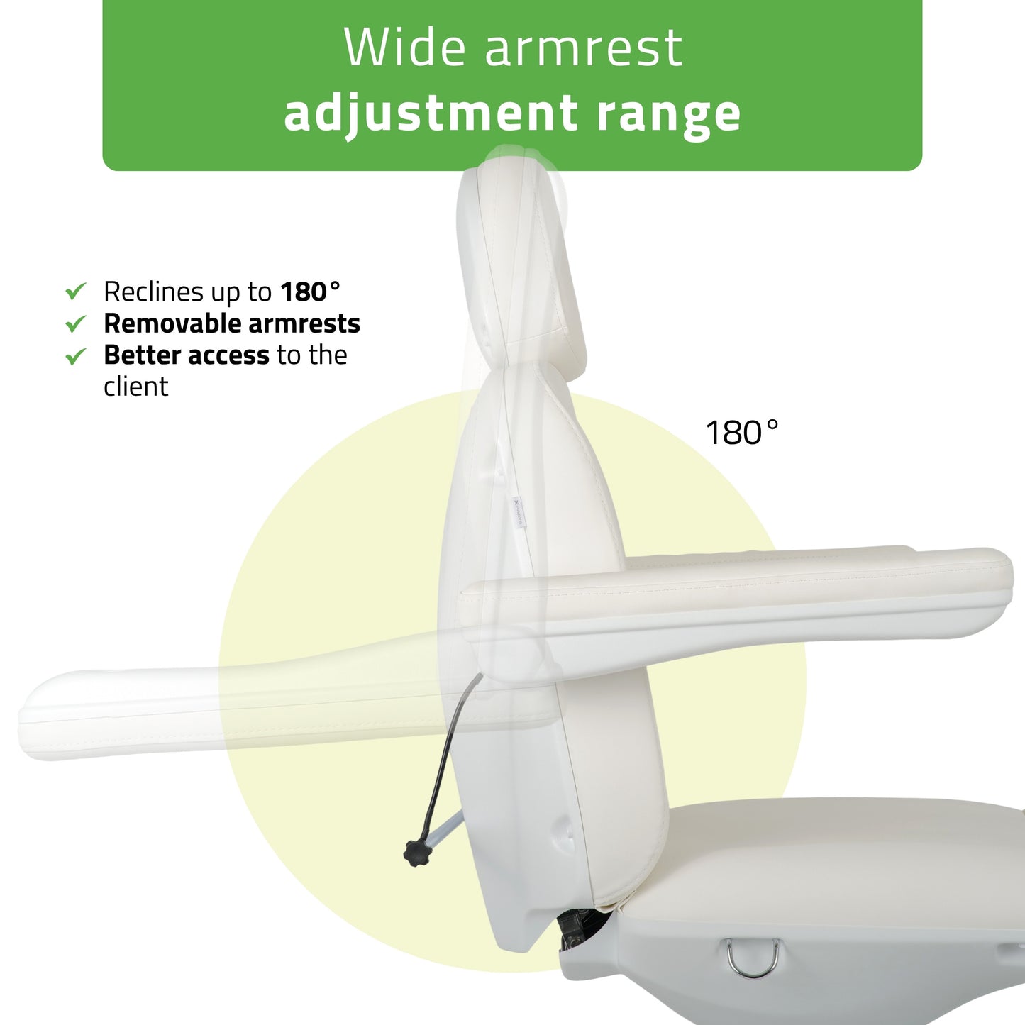 Electric beauty chair Ravia PRO 3 White | Habys