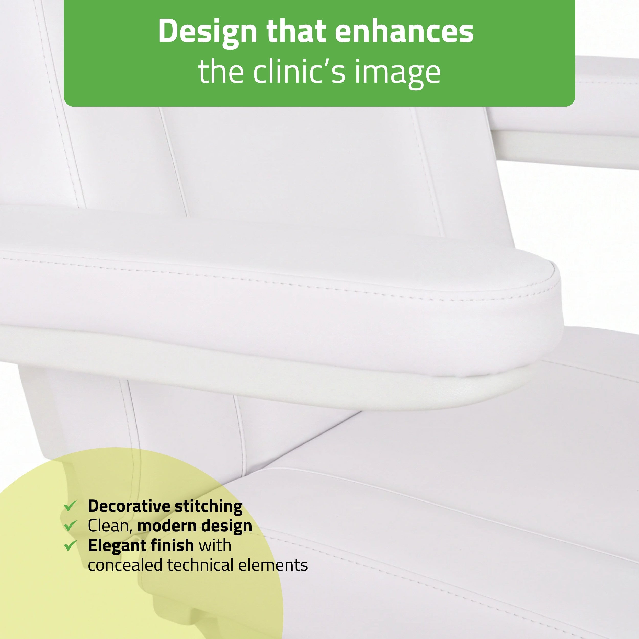 Electric Beauty Chair Tavia Satin Comfort k701 White