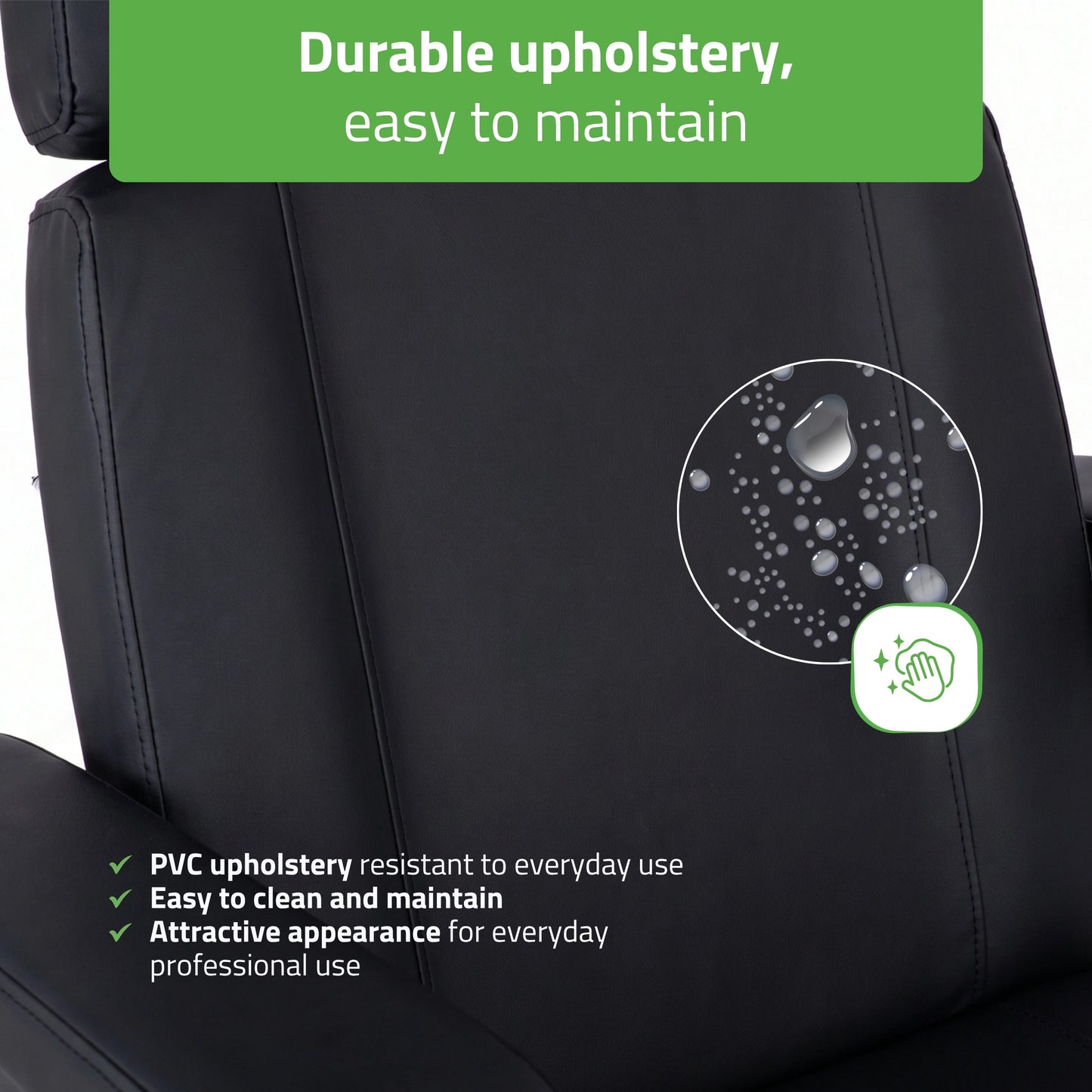 Electric Beauty Chair Tavia Satin Comfort k715 Black