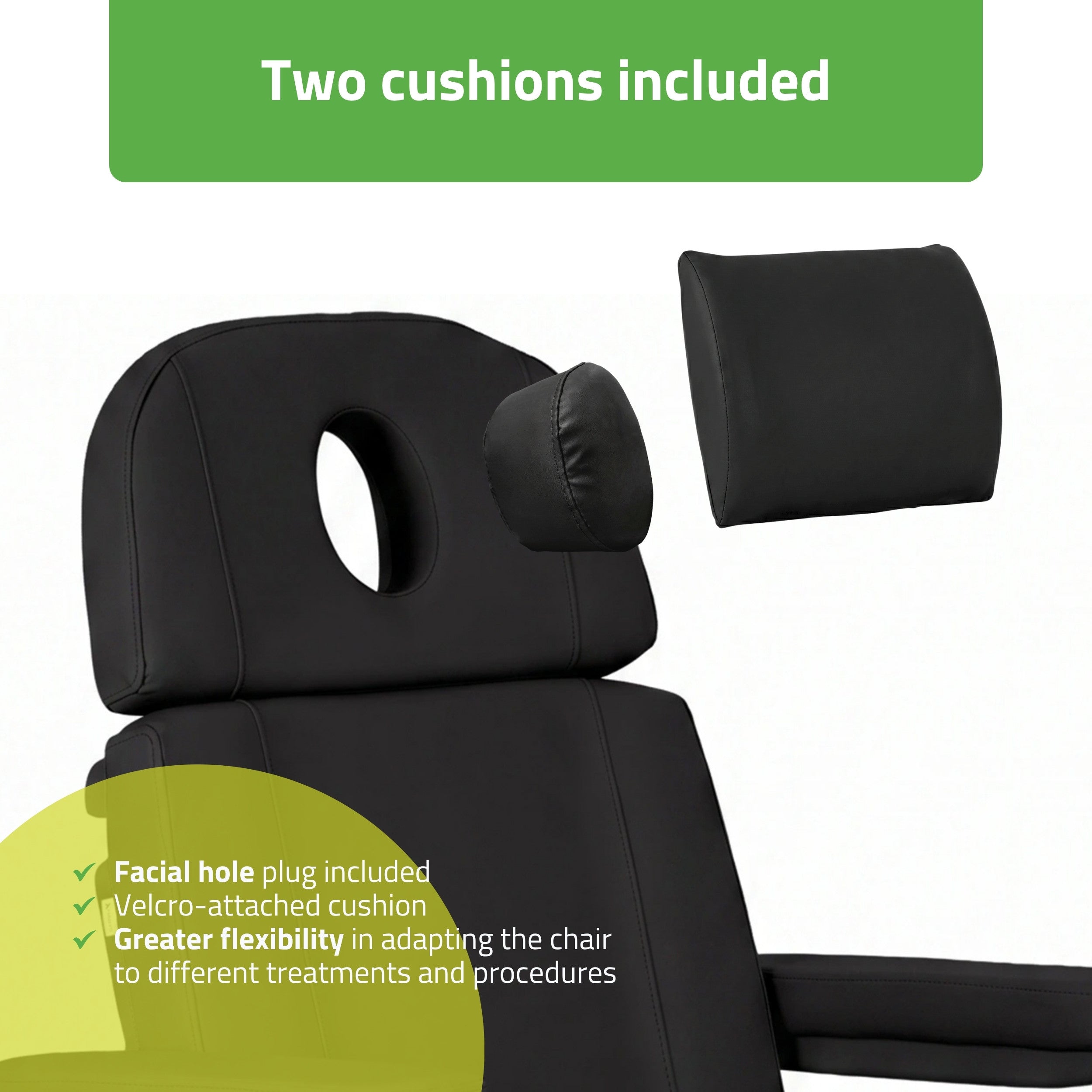 Electric Beauty Chair Tavia Satin Comfort k715 Black