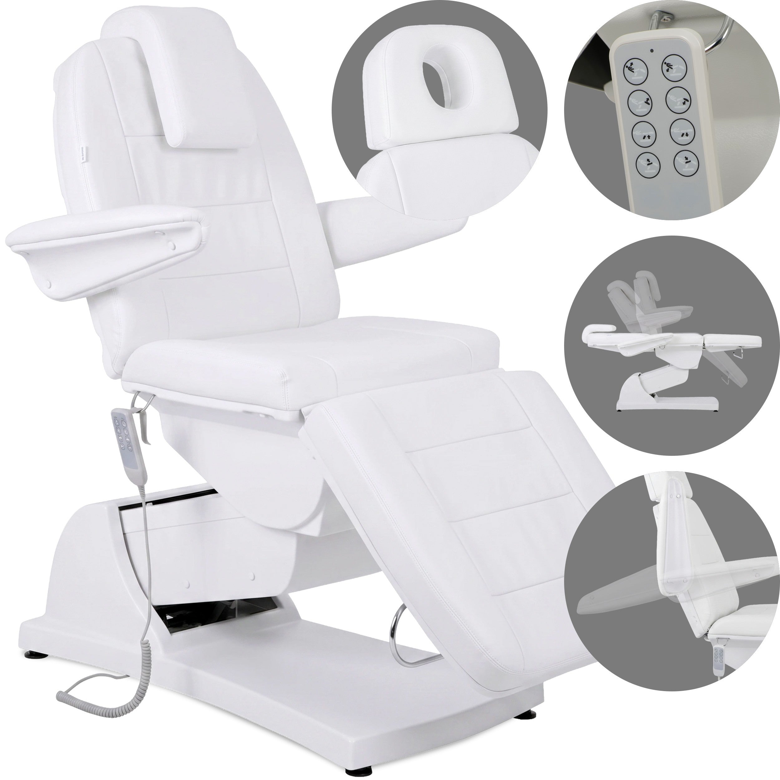 Electric beauty chair Velora PRO 4 Touch Core k301 white