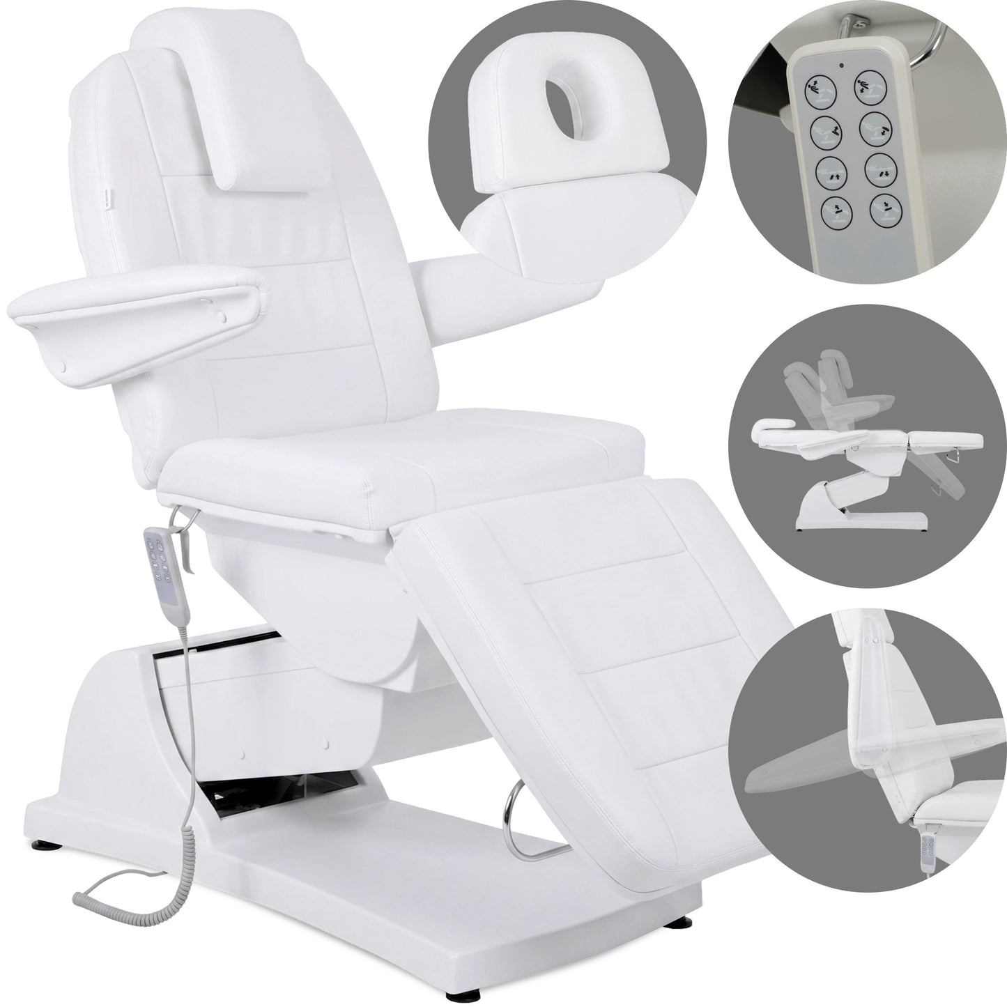 Electric beauty chair Velora PRO 4 Touch Core k301 white