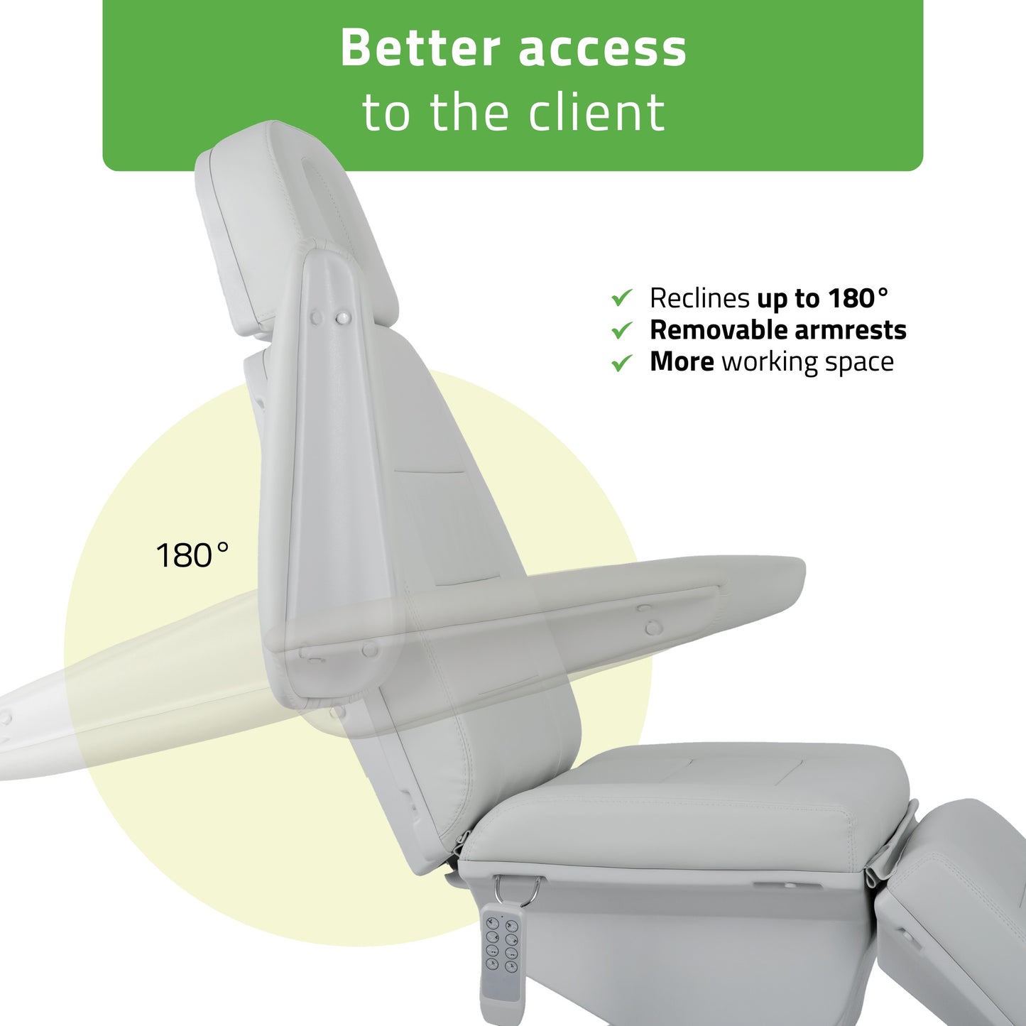 Electric beauty chair Velora PRO 4 Touch Core k329 grey