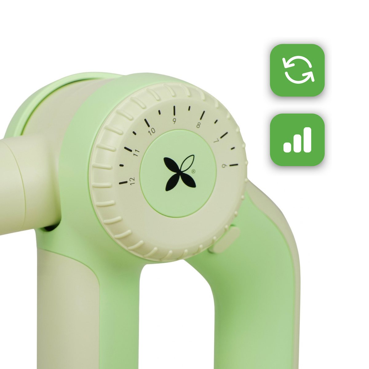 Pro Therapy Go Green elektrisk massageapparat, kompakt massagepistol