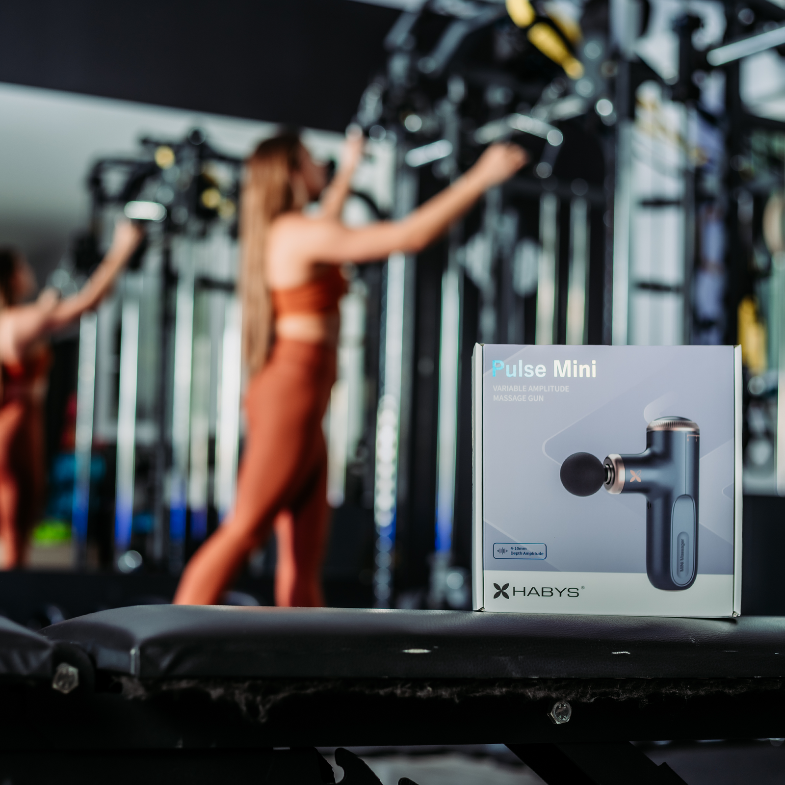 Pulse Mini Elektrischer Massager, Navy-Blau