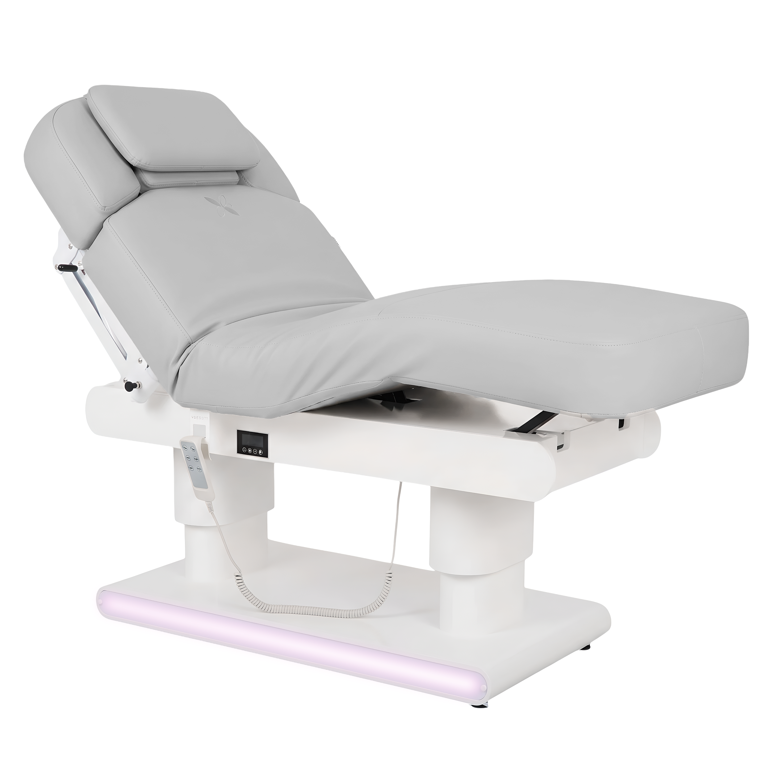 Luxury beauty bed Eterna Grey with 4 motors, Gentle Flex k922 Grey