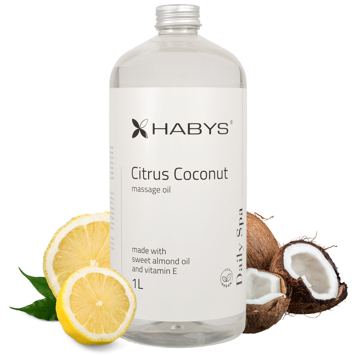 Massage oil Daily Spa Citrus coconut, HABYS 1000 ml