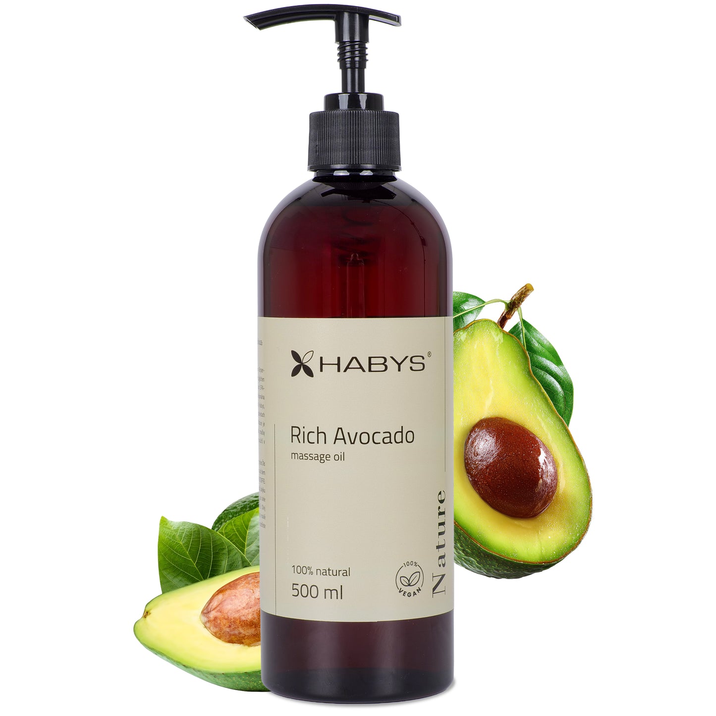 Massageöl, Nature Rich Avocado, 500 ml