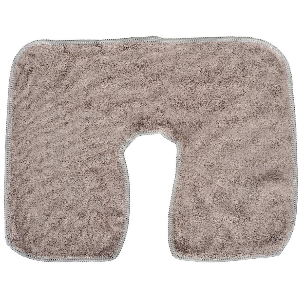 Microfibre Headrest Covers 35×28 cm, Pack of 6, Grey | Habys