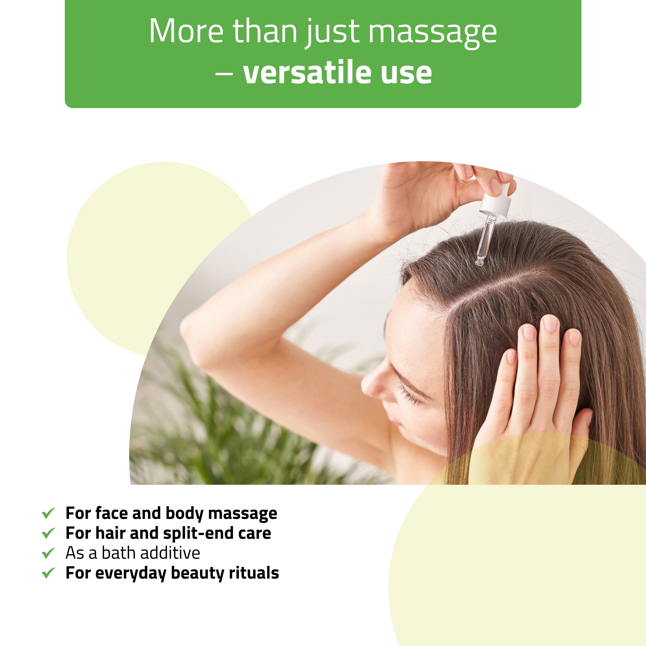 Nature Silky Macadamia HABYS Massage Oil 100 ml with Pipette