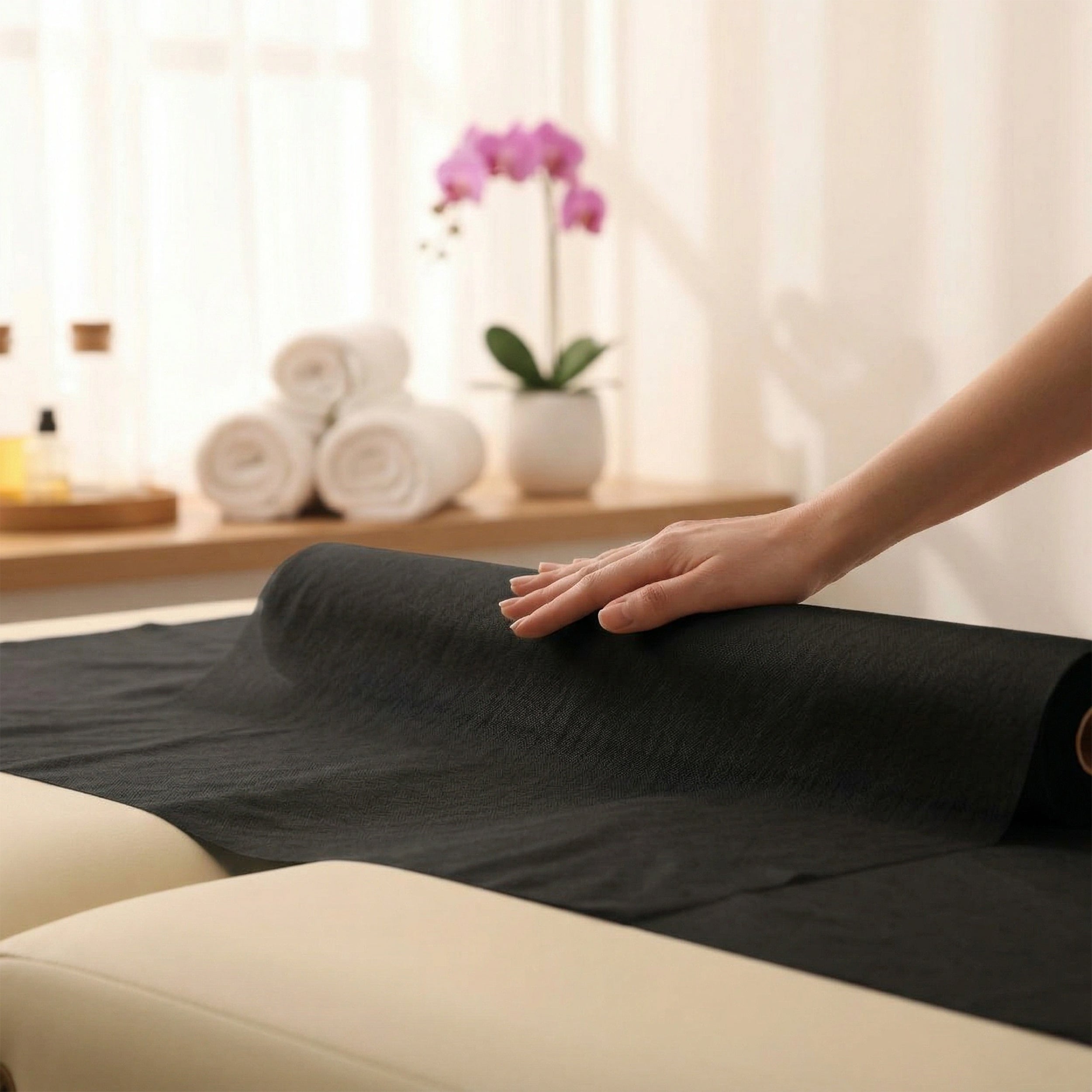 Neausts medicīniskais rullis 70 cm x 50 m, 18 g/m², melns
