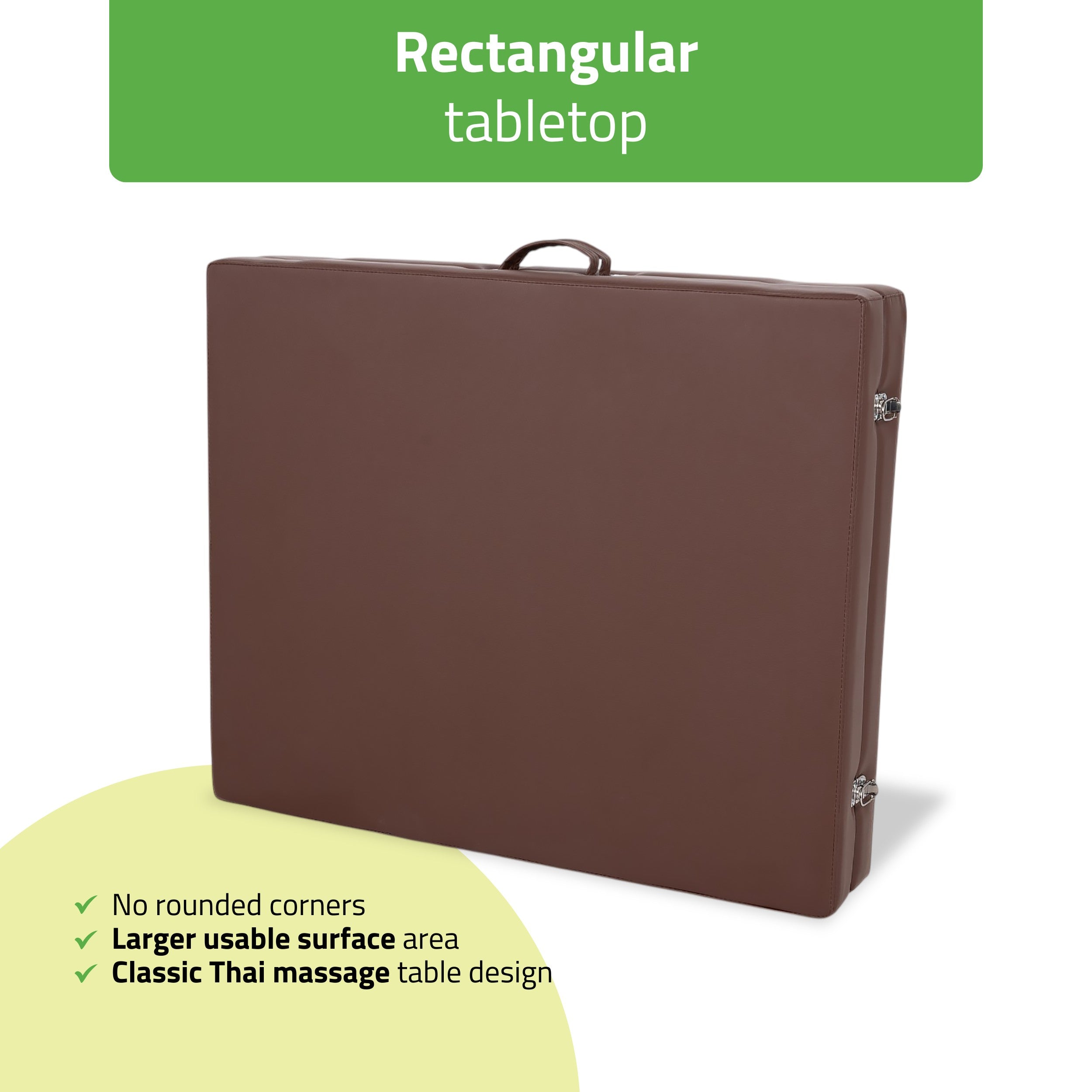 Portable Thai table de massage Niro 80 PU k835 marron