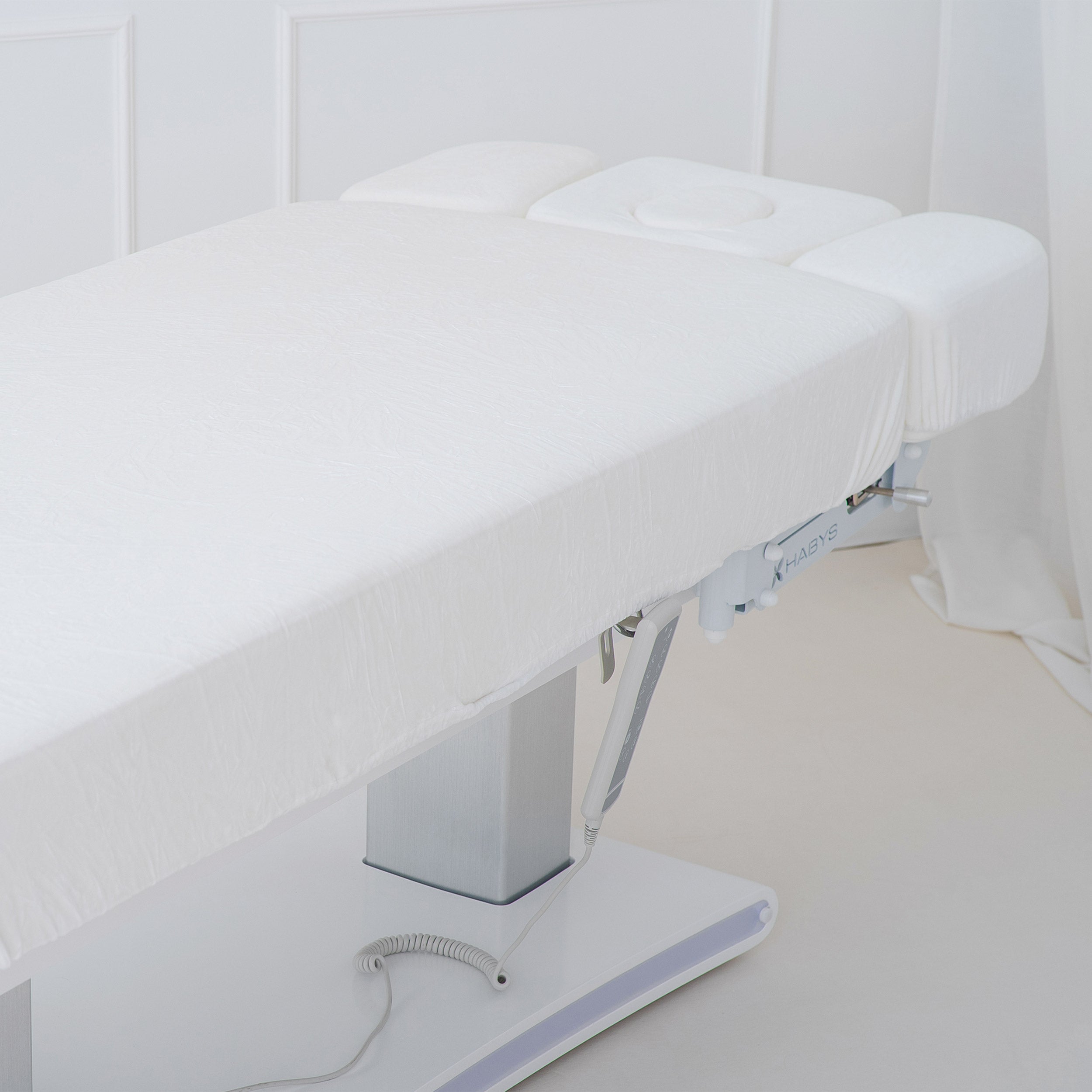 Prestia White Velour Sheet Set | Habys
