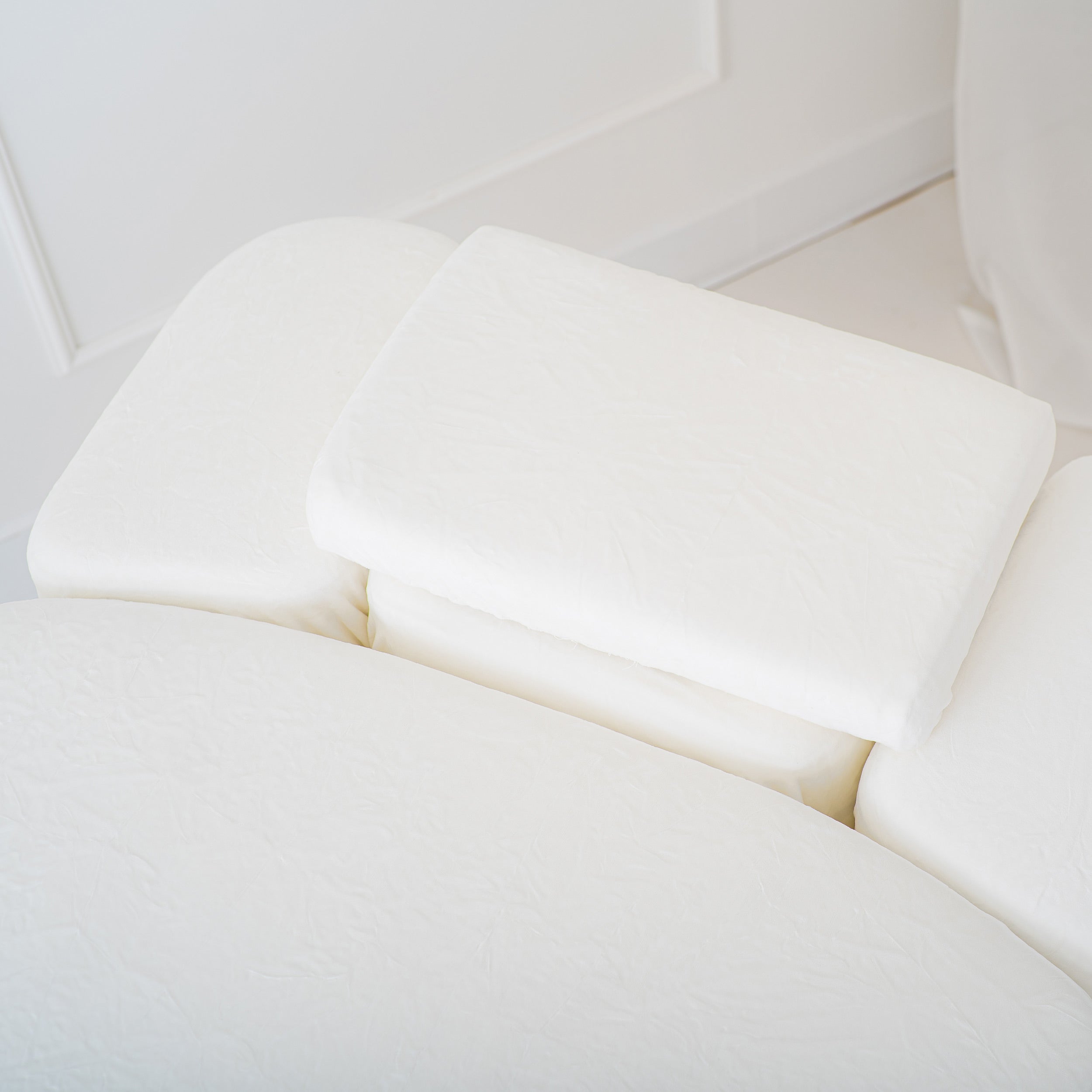 Prestia White Velour Sheet Set | Habys