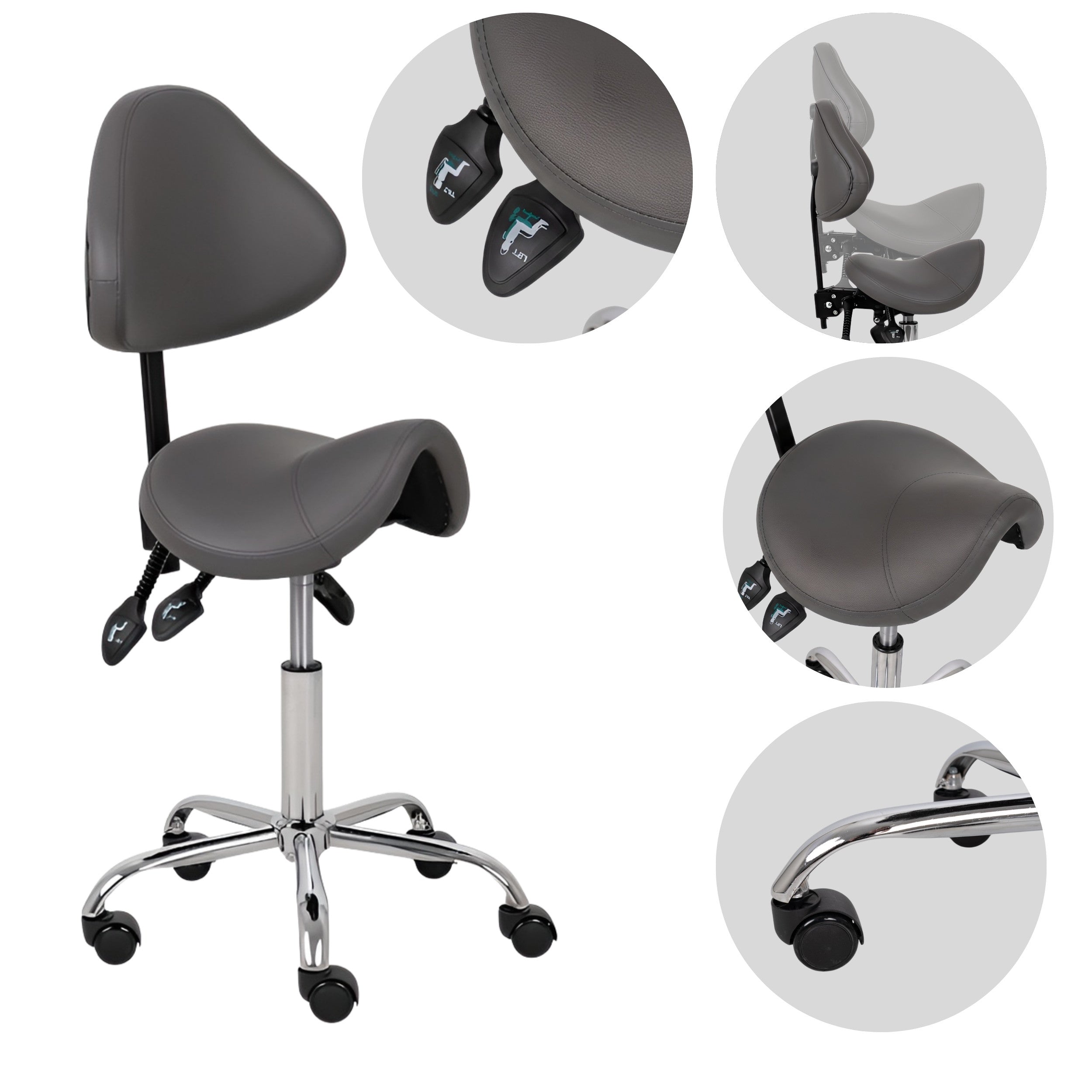 Meistro kėdė Sola Comfy Base k521, pilka